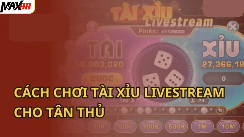 Cập nhật luật chơi cần nắm rõ của Tài xỉu livestream Max88